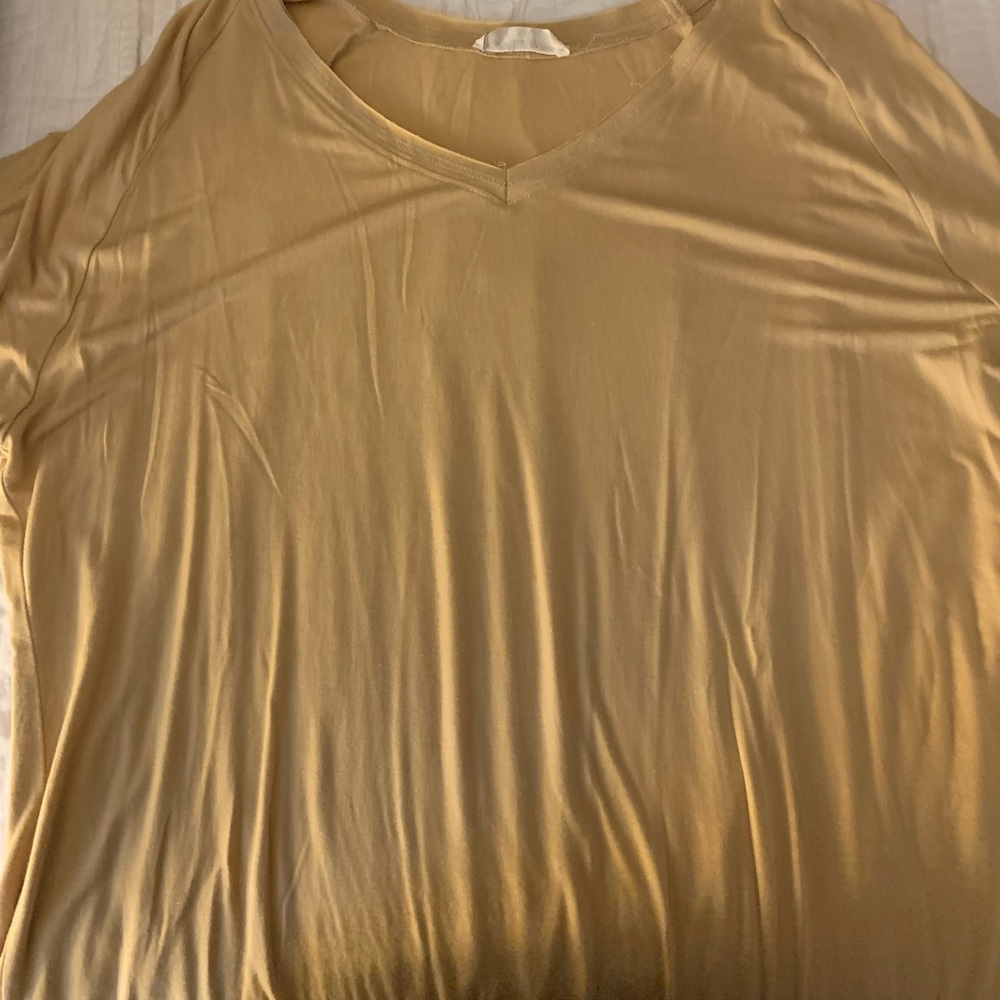 Mustard soft tee